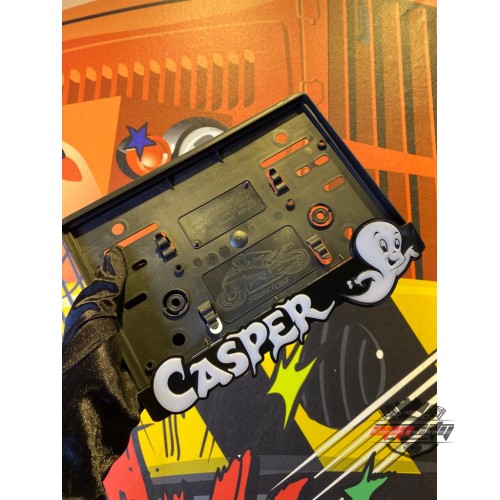 Casper Özel Tasarım Pleksi Motosiklet Plakalık